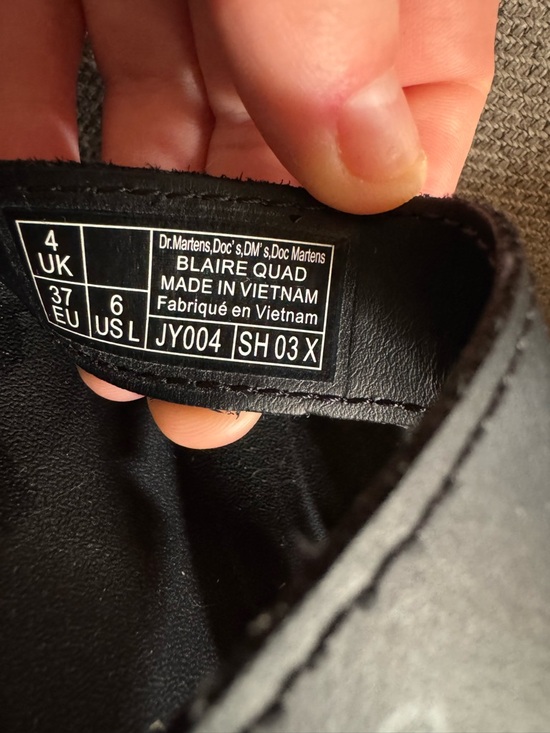 Dr. Martens Black Platform Strappy Sandals - Picture 3 of 6